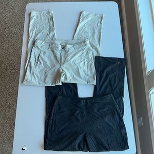 Lucy Women's Pants in Black and Cream